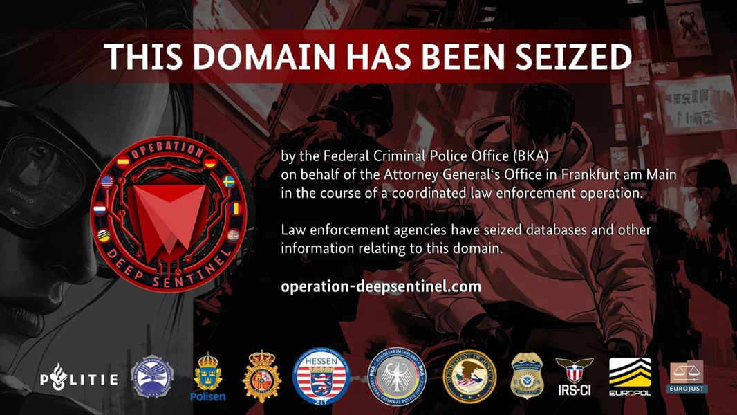Operation Deep Sentinel took down infamous darknet drug marketplace Archetyp Market