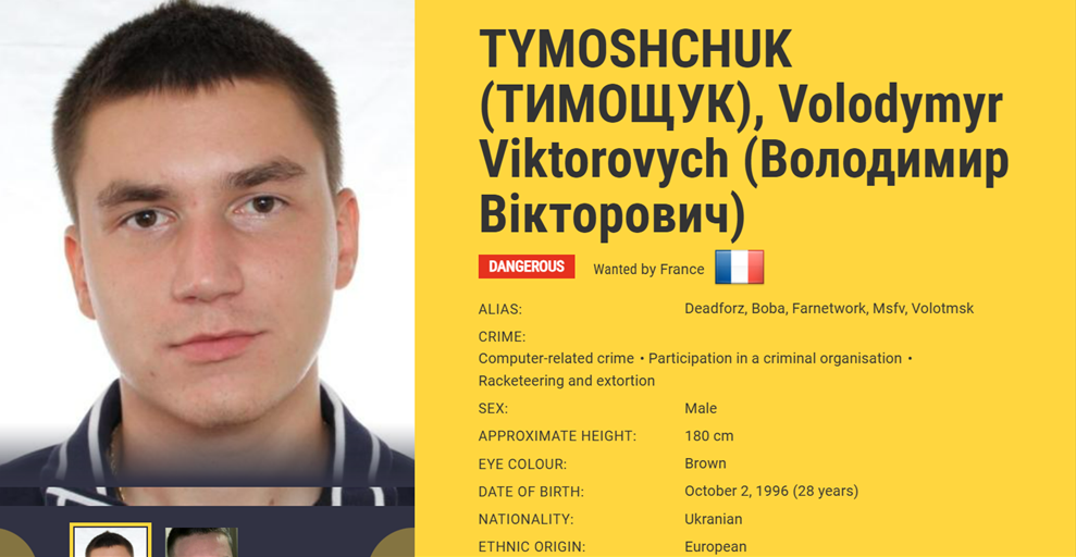 US indicts ransomware dev, offers $10 million reward, puts him on most-wanted list