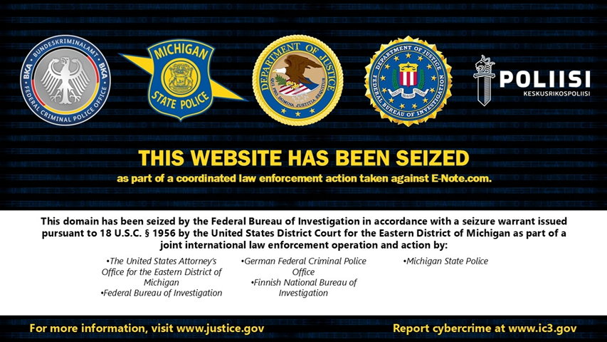 Cops take down alleged money-laundering operations E-Note